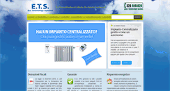 Desktop Screenshot of ecotechnologysystems.it